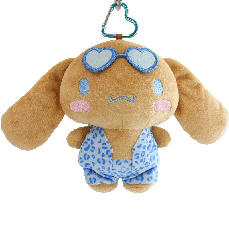 Cinnamoroll Sunburn Mascot Pouch Carabiner