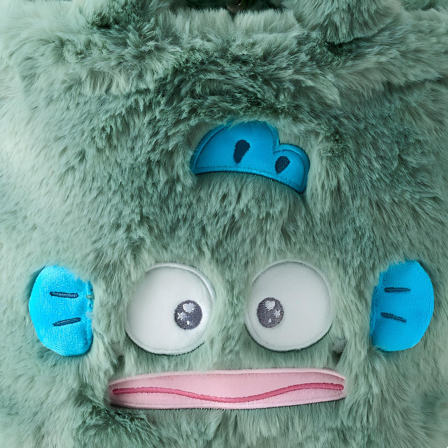 Hangyodon Face Shaped Fur Handbag