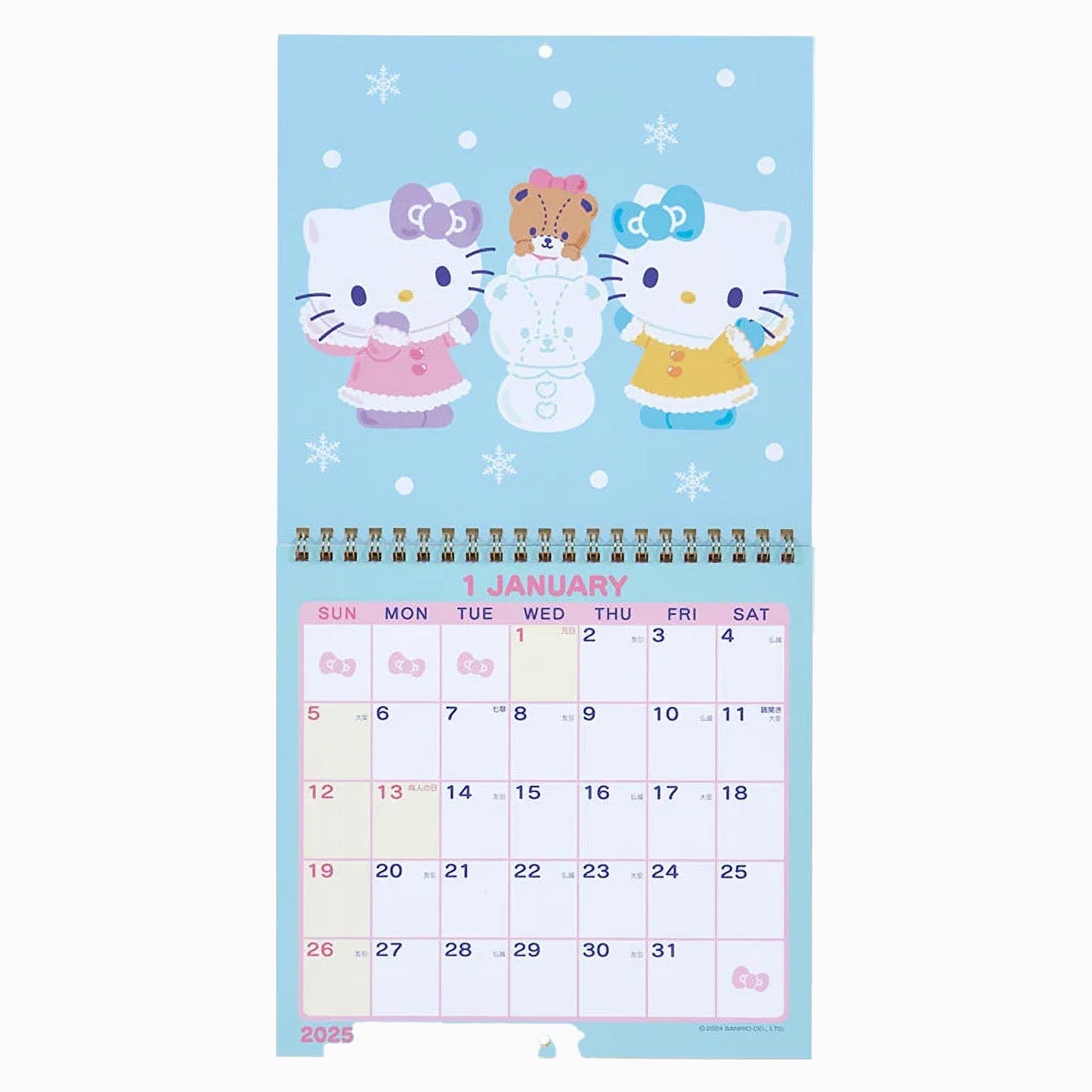 Hello Kitty 2025 Ring Calendar
