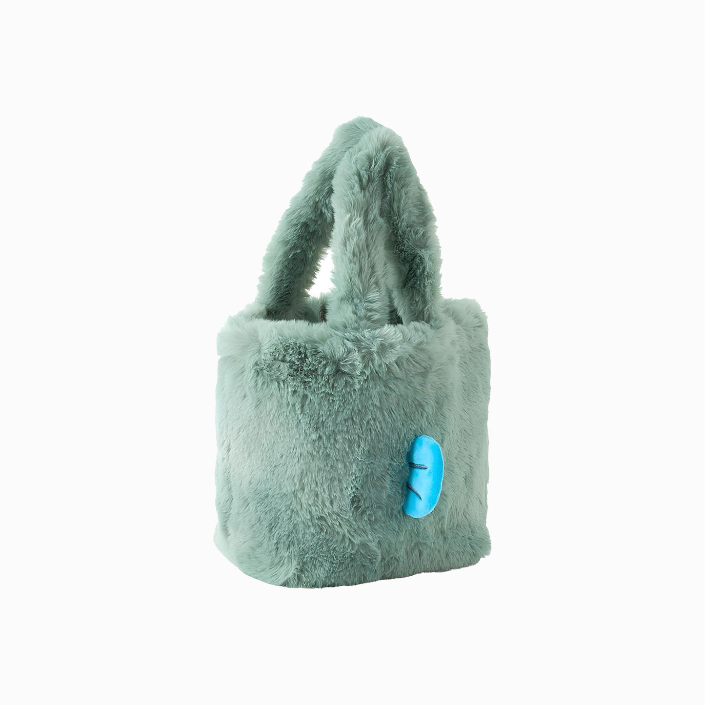 Hangyodon Face Shaped Fur Handbag
