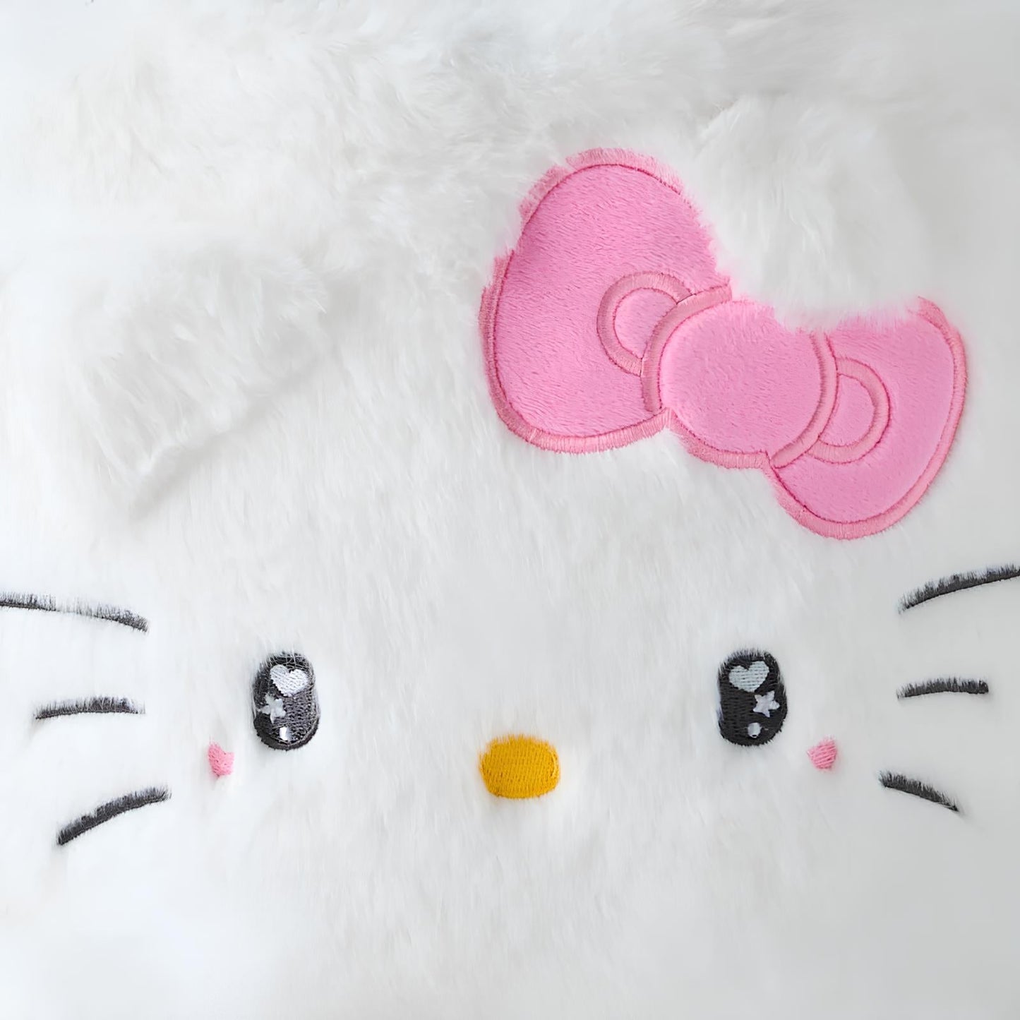 Hello Kitty Face Shaped Fur Handbag