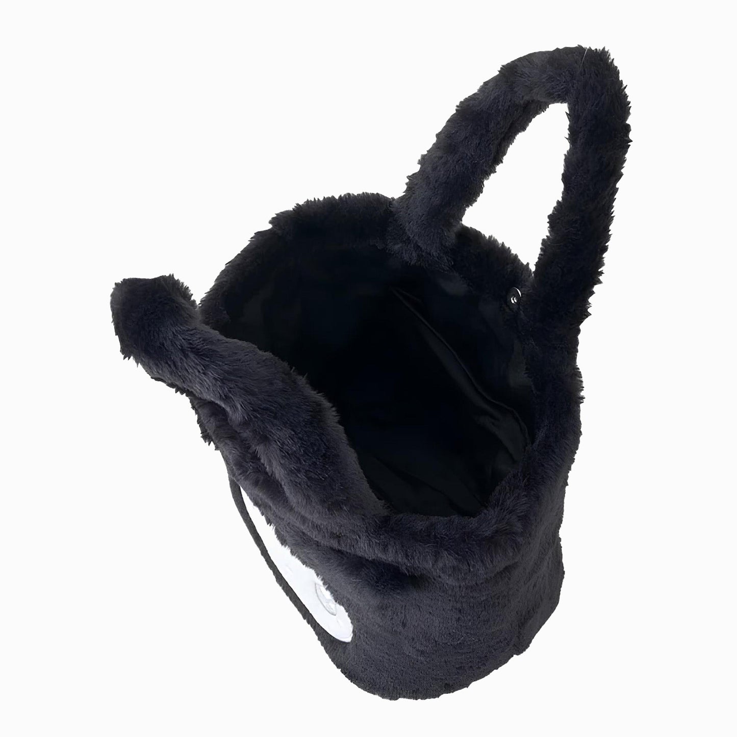 Kuromi Face Shaped Fur Handbag