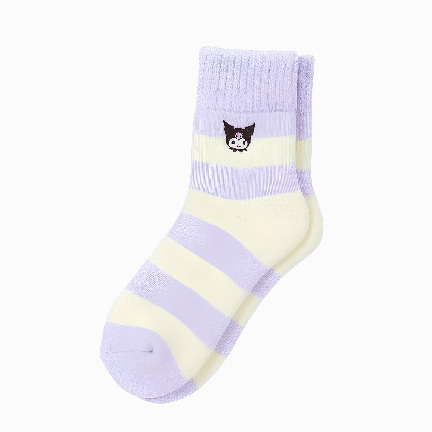 Kuromi Warm Stripe Socks