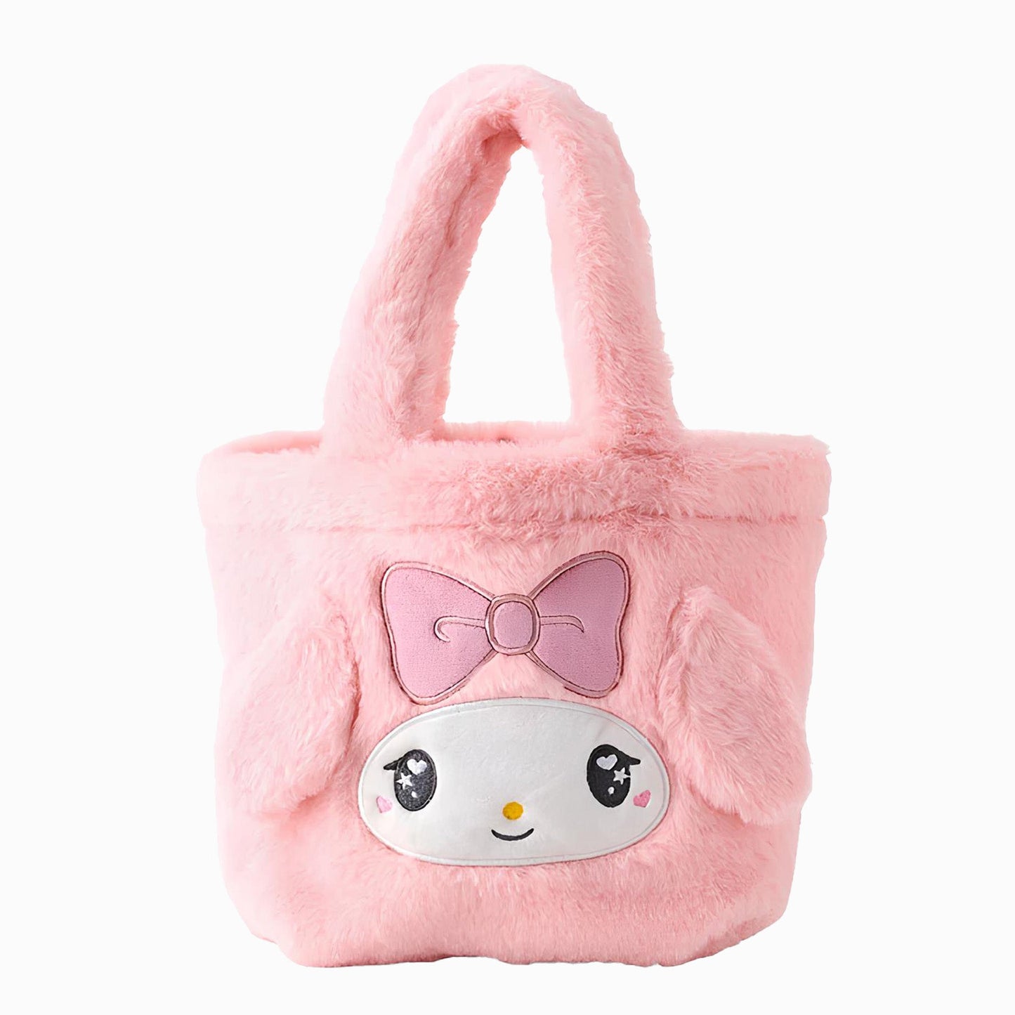 My Melody Face Shaped Fur Handbag